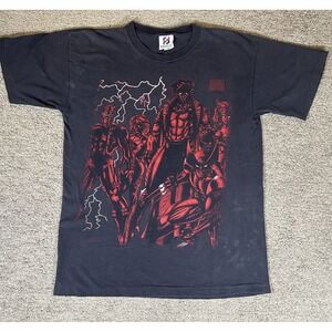 Vintage 1994 X-men Signal Artwear Marvel Comic Images Graphic T-shirt Size L